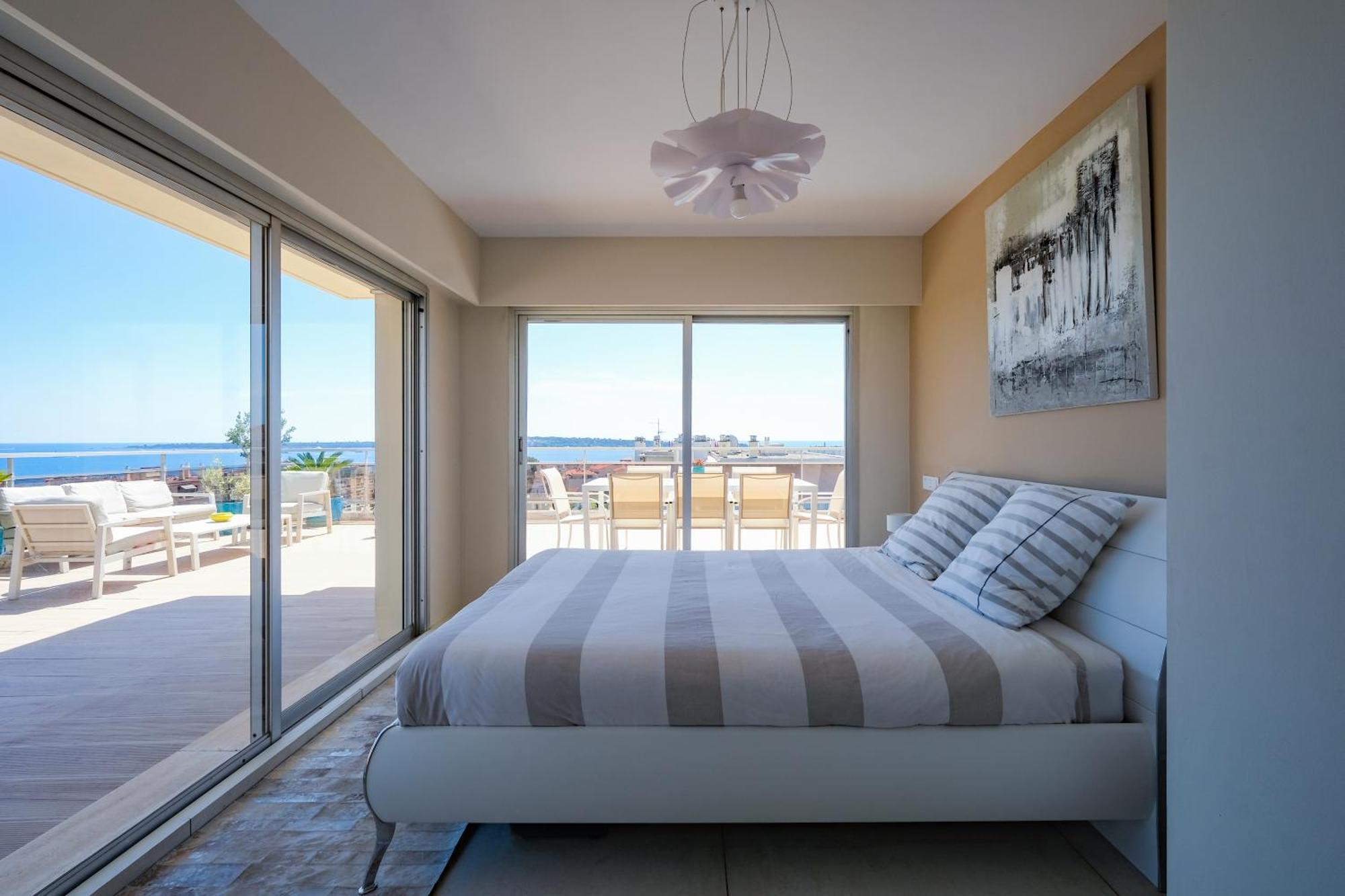 Villa Sur Le Toit - Vue Mer Exceptionnelle Канны Экстерьер фото